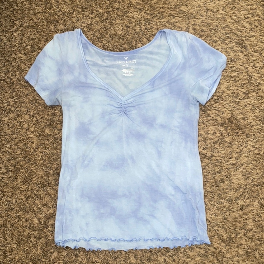 Soft & Sexy American Eagle Blue T - Shirt